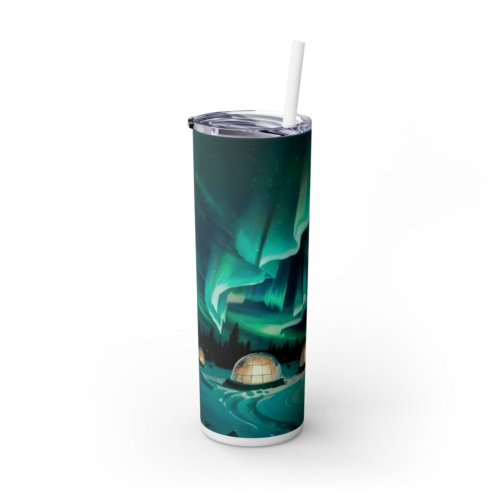 Skinny Tumbler with Straw, 20oz Printify