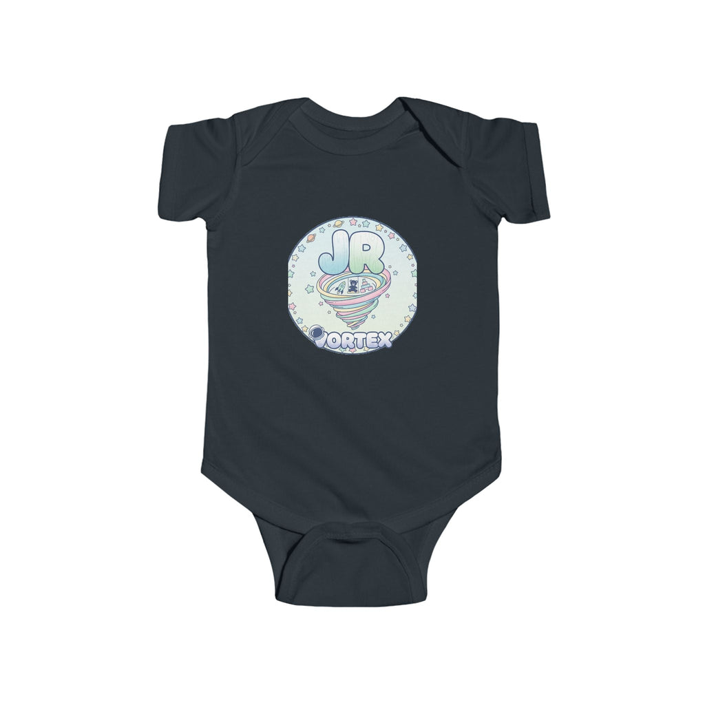 Baby Bodysuit — 'JR Rocket' Pastel Space Graphic Infant Onesie Printify