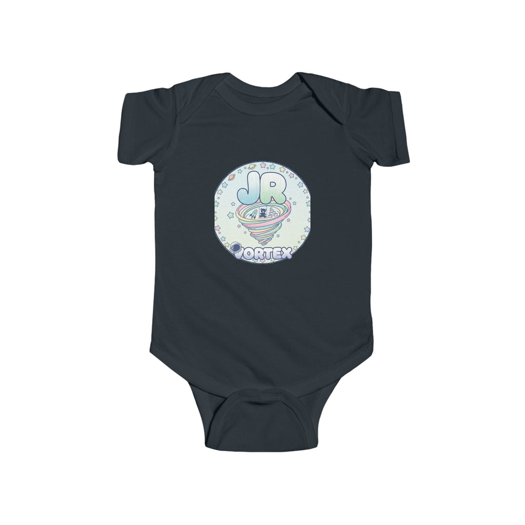Baby Bodysuit — 'JR Rocket' Pastel Space Graphic Infant Onesie Printify
