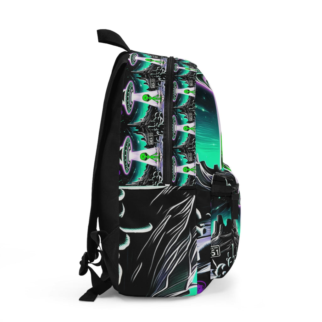 Alien Utopia Backpack – UFO Streetwear Daypack Printify