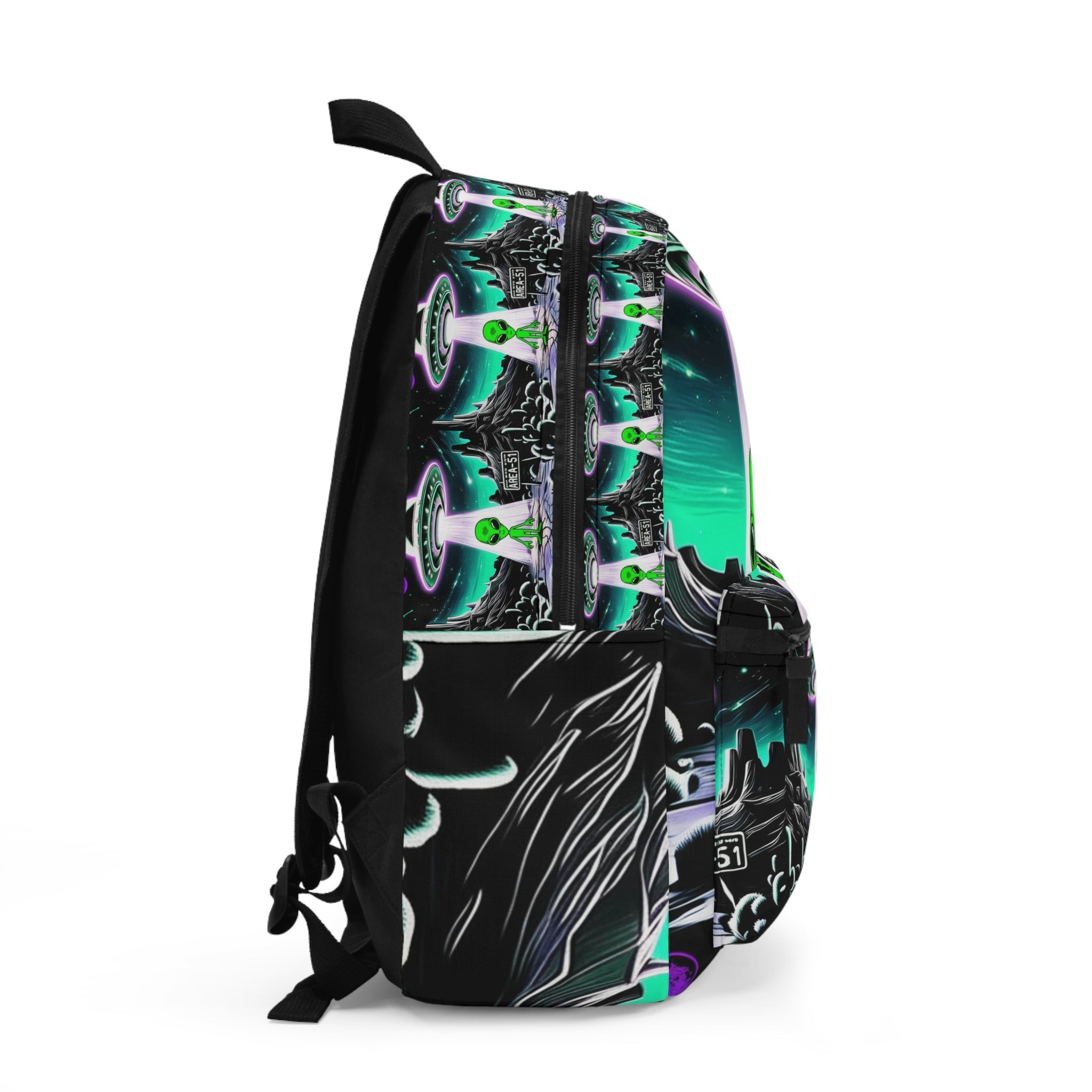 Alien Utopia Backpack – UFO Streetwear Daypack Printify