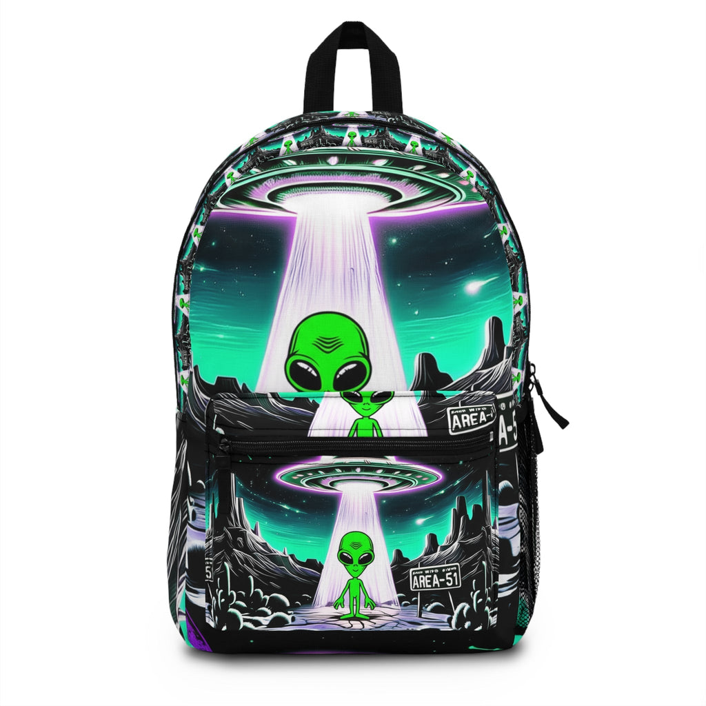 Alien Utopia Backpack – UFO Streetwear Daypack Printify