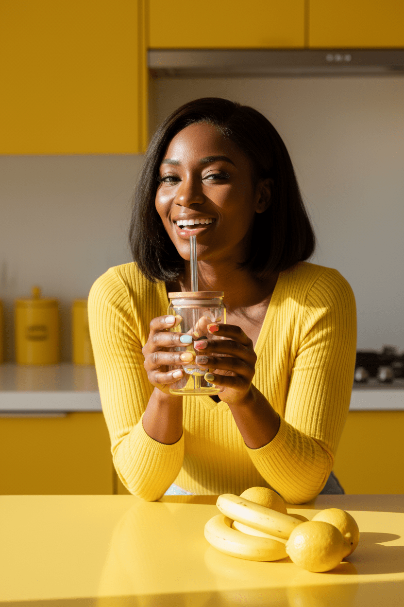 Yellow Kitchen - Banana Lemon Sipper