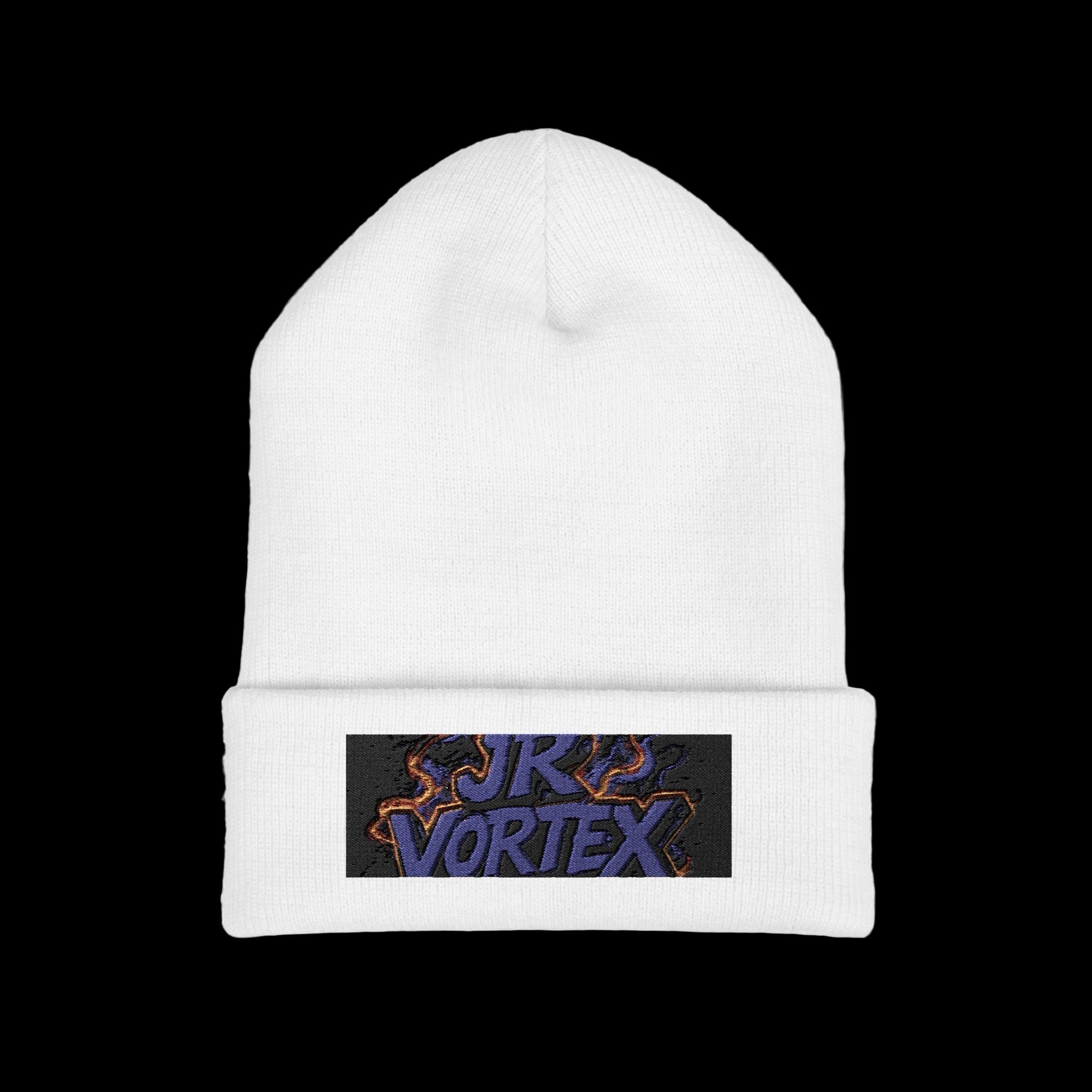 Beanie Hat Embroidered with JR Vortex Design✨️