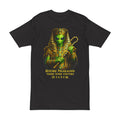 Alien Pharaoh T-Shirt – Ancient Egypt UFO Graphic Tee – “Before Pharaohs There Were Visitors” Printify