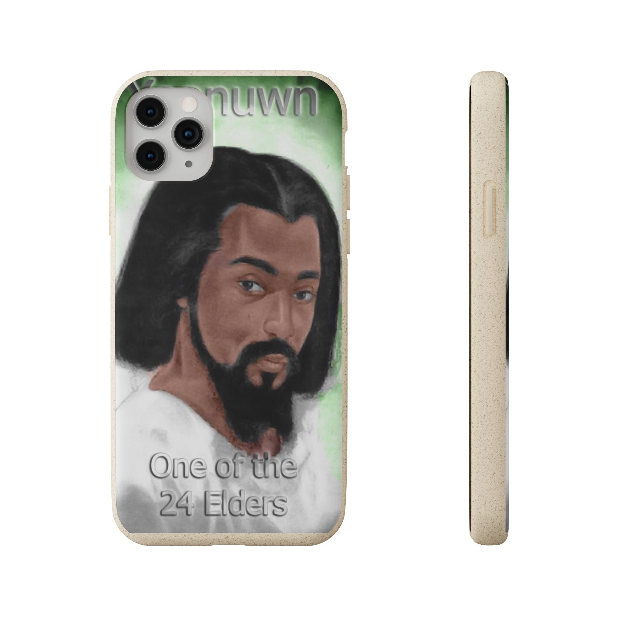Biodegradable Phone Case with Elder Design - Eco-Friendly, Gift for Spiritual Seekers, Unique Phone Accessories, Sustainable Style, Nature Printify