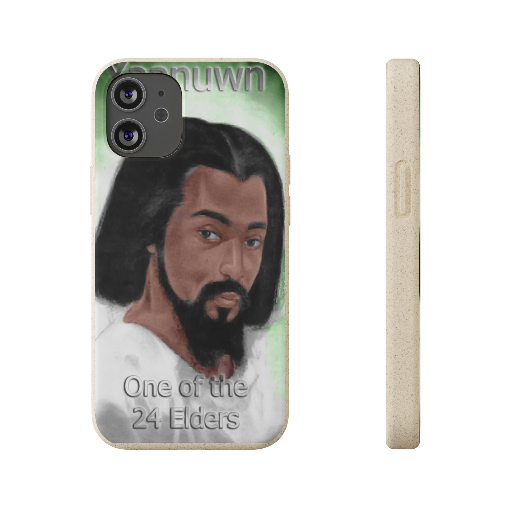 Biodegradable Phone Case with Elder Design - Eco-Friendly, Gift for Spiritual Seekers, Unique Phone Accessories, Sustainable Style, Nature Printify