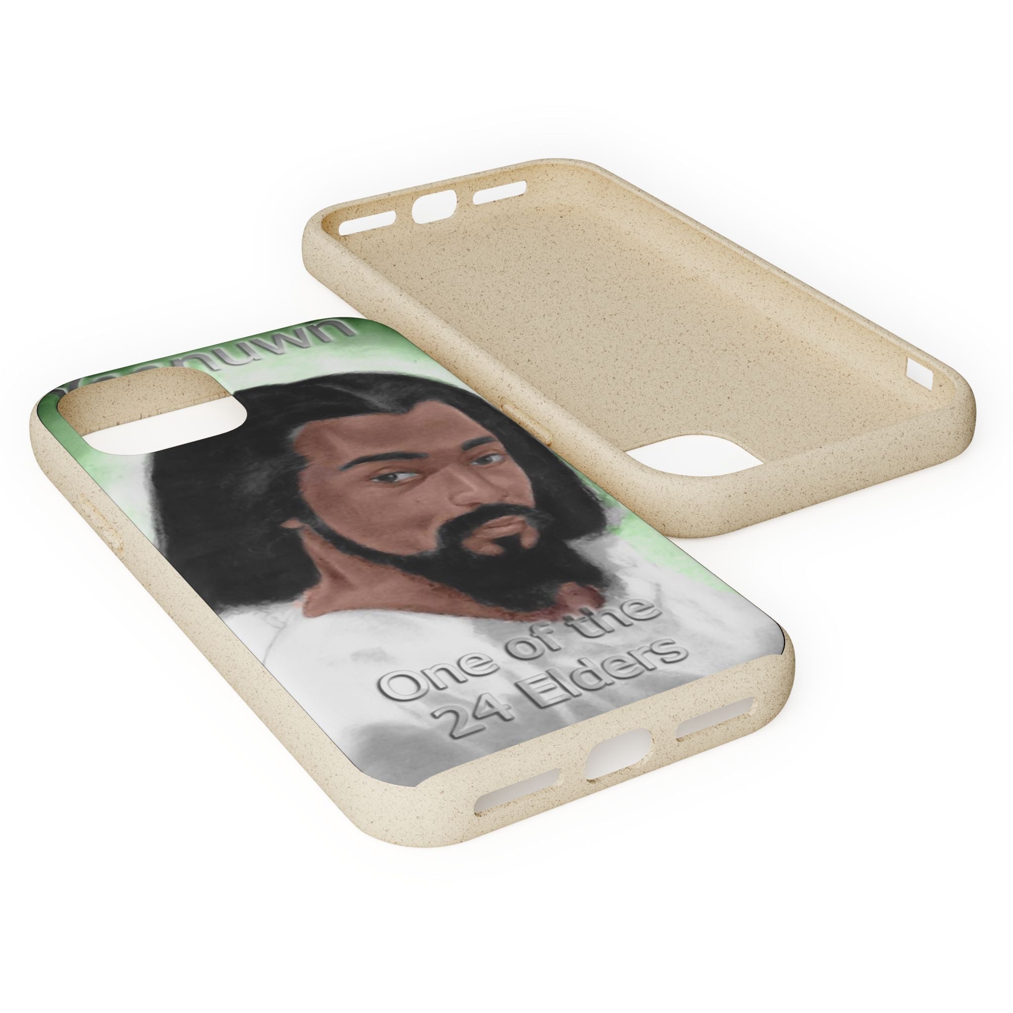 Biodegradable Phone Case with Elder Design - Eco-Friendly, Gift for Spiritual Seekers, Unique Phone Accessories, Sustainable Style, Nature Printify