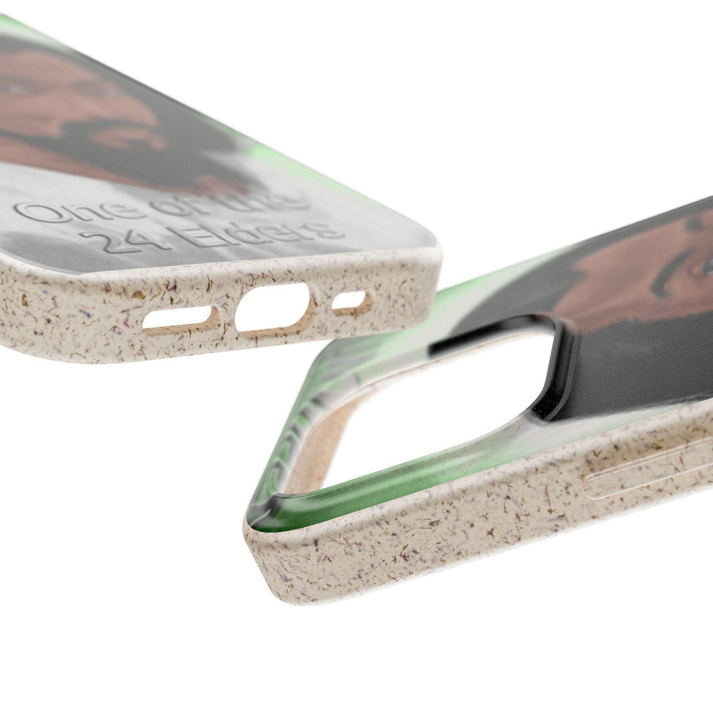 Biodegradable Phone Case with Elder Design - Eco-Friendly, Gift for Spiritual Seekers, Unique Phone Accessories, Sustainable Style, Nature Printify