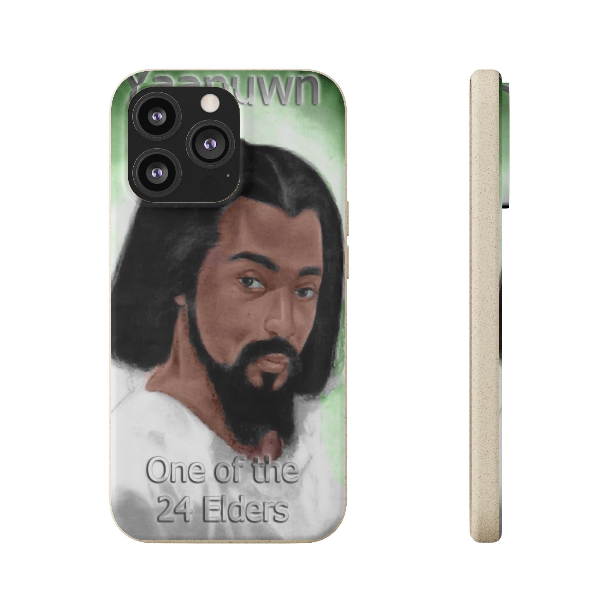 Biodegradable Phone Case with Elder Design - Eco-Friendly, Gift for Spiritual Seekers, Unique Phone Accessories, Sustainable Style, Nature Printify