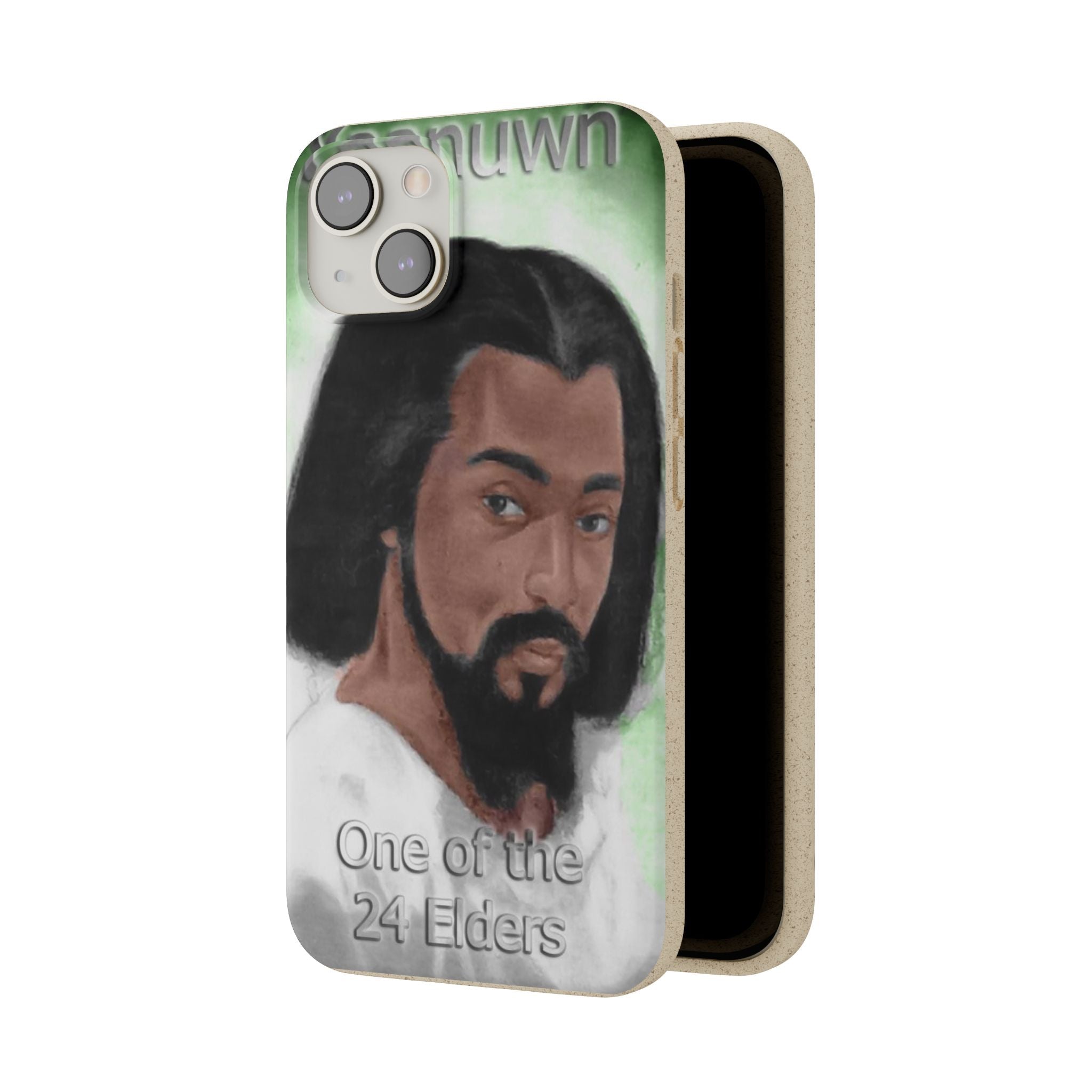 Biodegradable Phone Case with Elder Design - Eco-Friendly, Gift for Spiritual Seekers, Unique Phone Accessories, Sustainable Style, Nature Printify