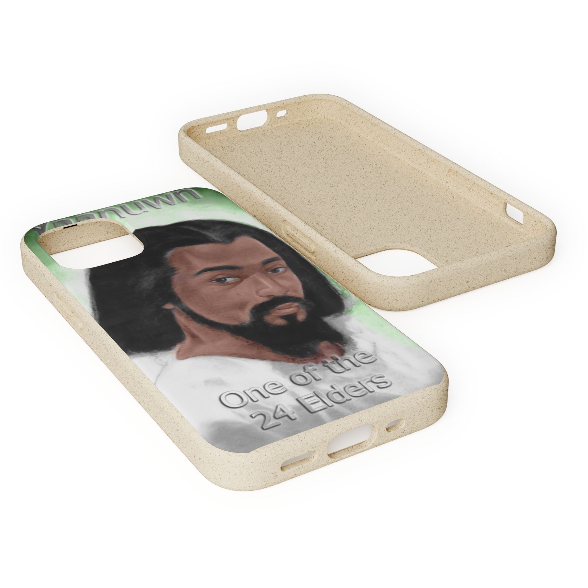 Biodegradable Phone Case with Elder Design - Eco-Friendly, Gift for Spiritual Seekers, Unique Phone Accessories, Sustainable Style, Nature Printify