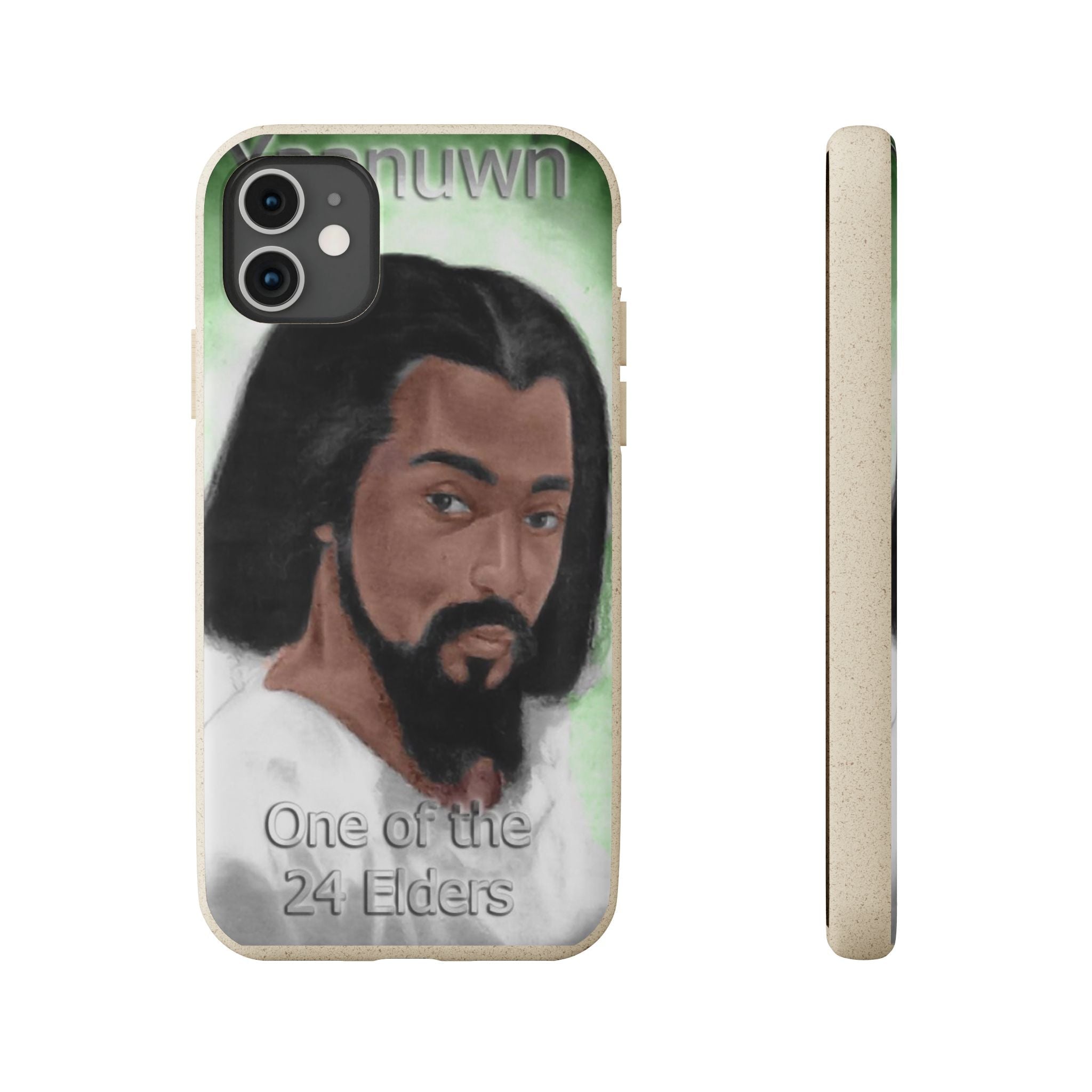 Biodegradable Phone Case with Elder Design - Eco-Friendly, Gift for Spiritual Seekers, Unique Phone Accessories, Sustainable Style, Nature Printify
