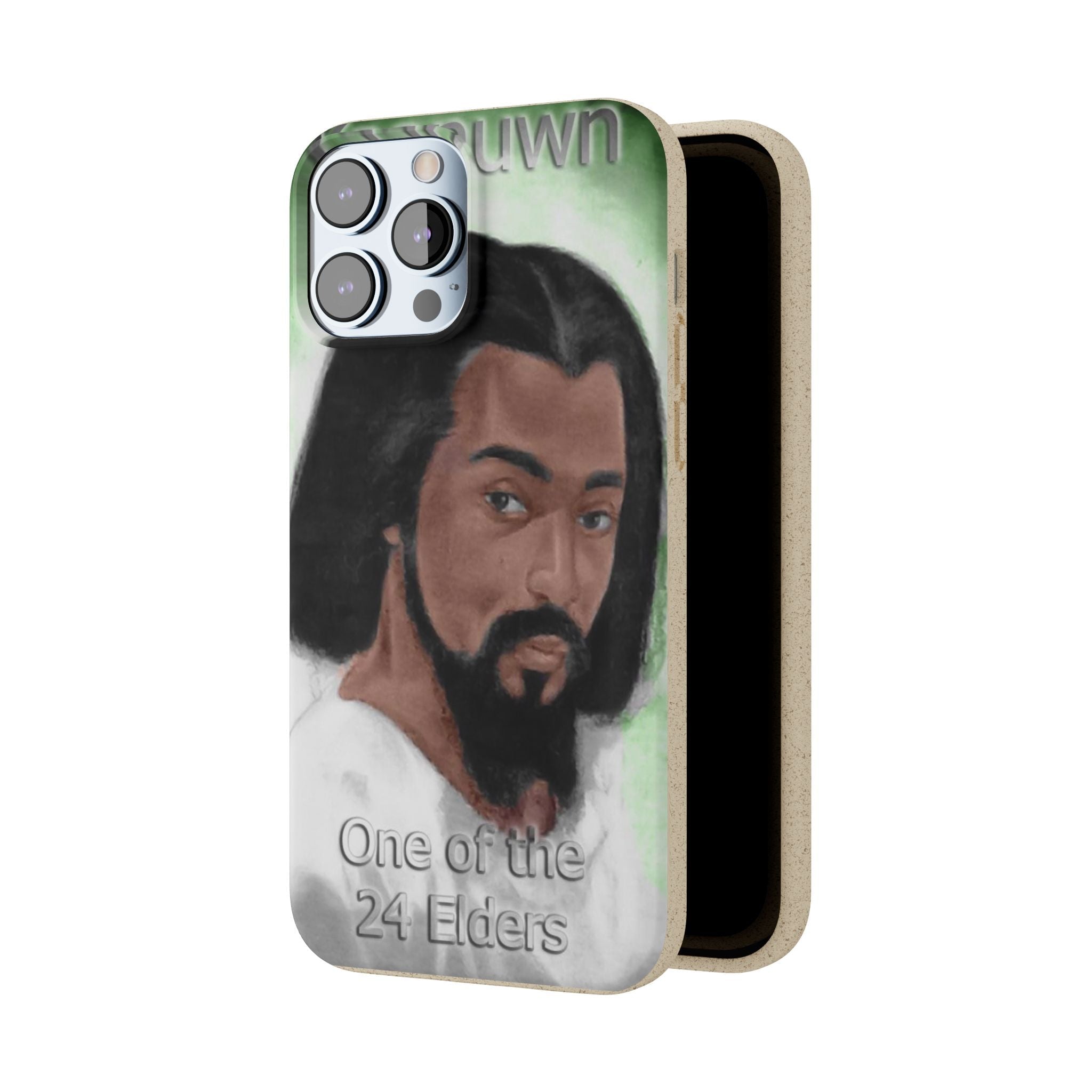 Biodegradable Phone Case with Elder Design - Eco-Friendly, Gift for Spiritual Seekers, Unique Phone Accessories, Sustainable Style, Nature Printify