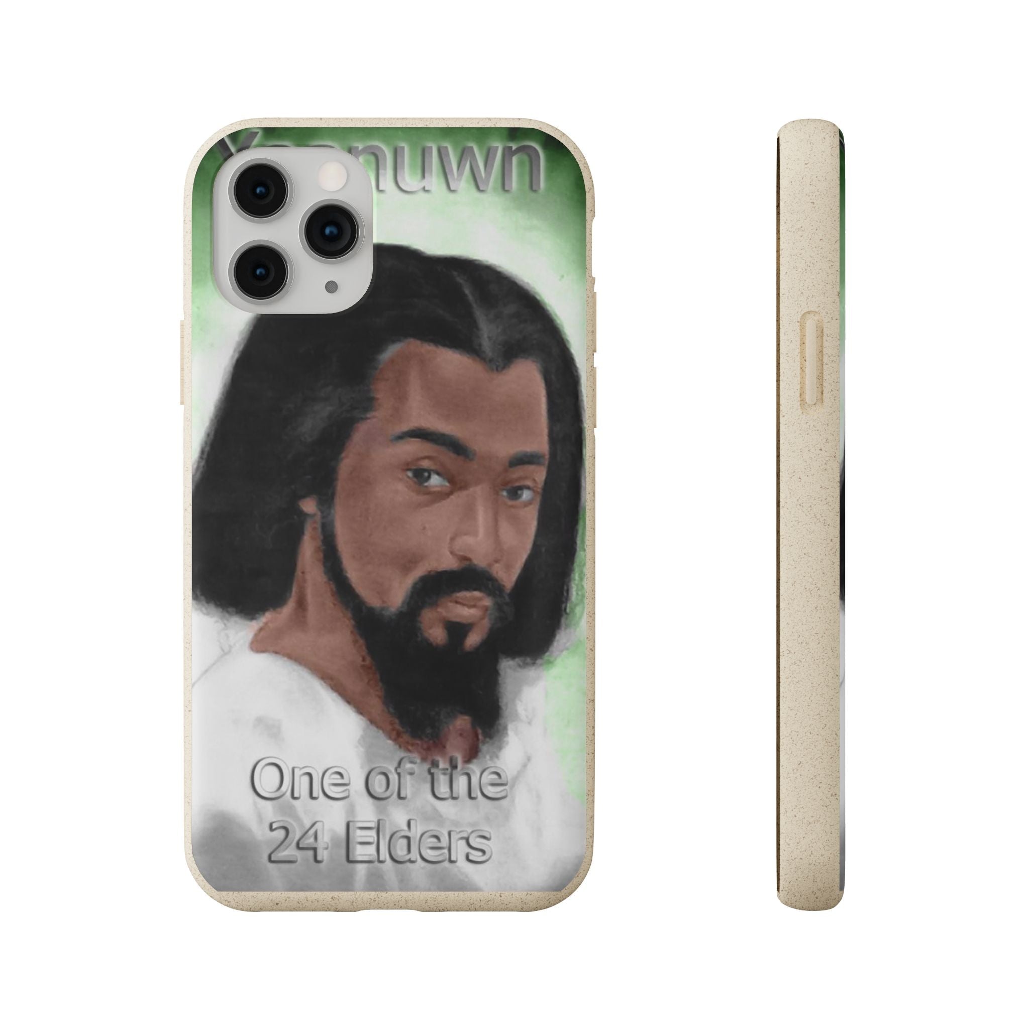 Biodegradable Phone Case with Elder Design - Eco-Friendly, Gift for Spiritual Seekers, Unique Phone Accessories, Sustainable Style, Nature Printify