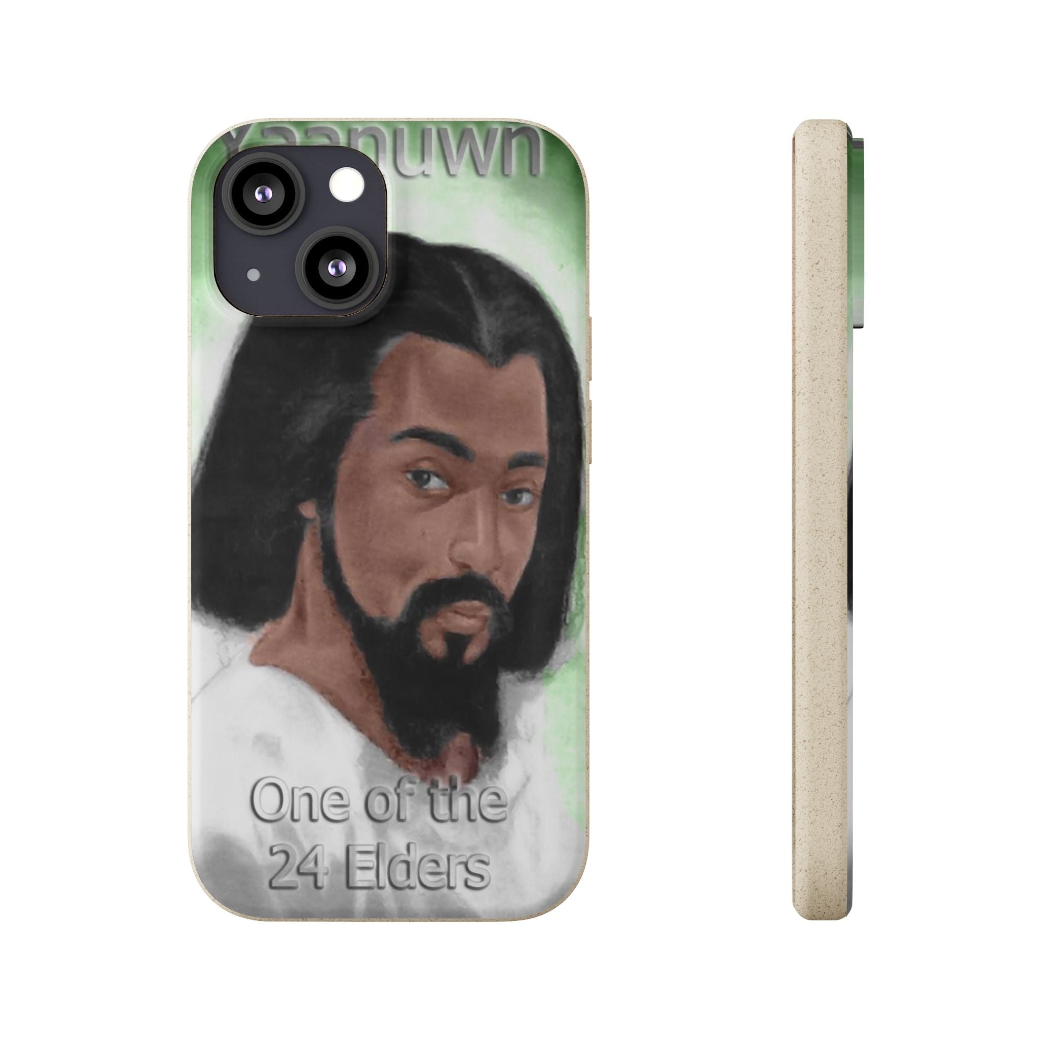 Biodegradable Phone Case with Elder Design - Eco-Friendly, Gift for Spiritual Seekers, Unique Phone Accessories, Sustainable Style, Nature Printify