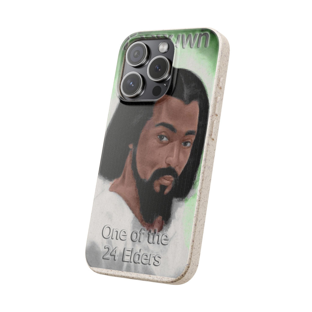 Biodegradable Phone Case with Elder Design - Eco-Friendly, Gift for Spiritual Seekers, Unique Phone Accessories, Sustainable Style, Nature Printify