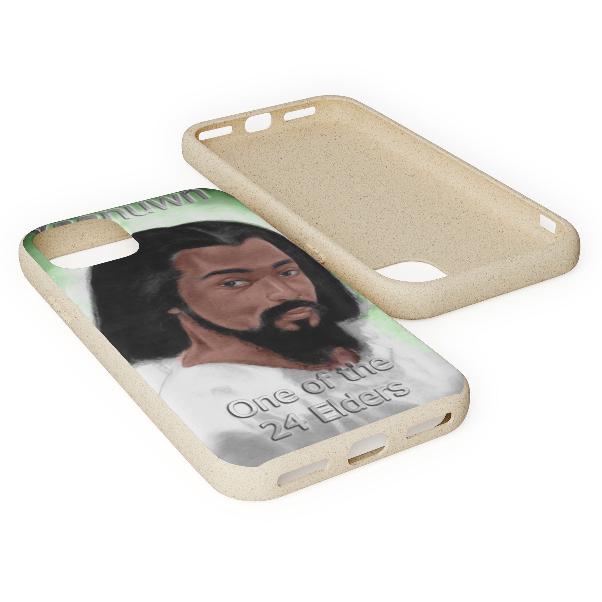 Biodegradable Phone Case with Elder Design - Eco-Friendly, Gift for Spiritual Seekers, Unique Phone Accessories, Sustainable Style, Nature Printify