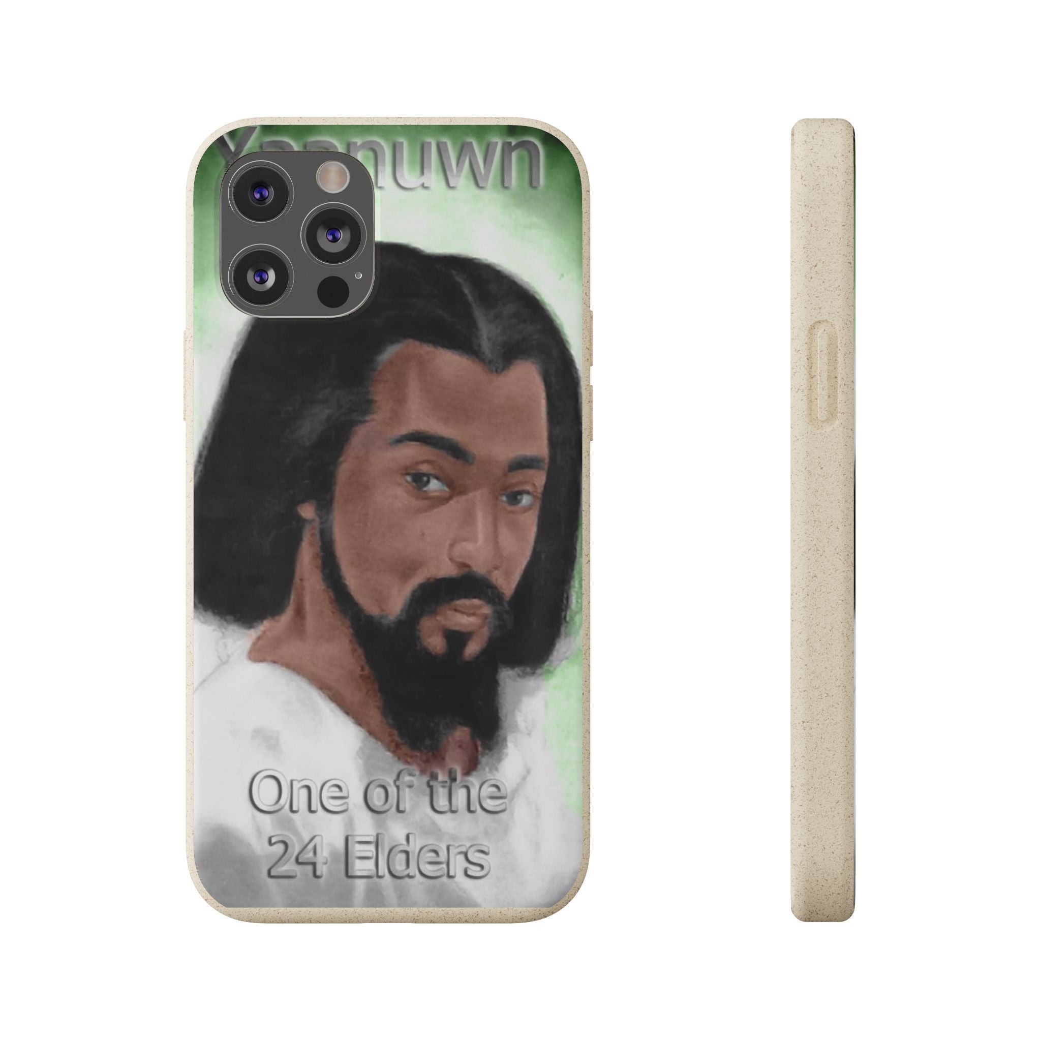 Biodegradable Phone Case with Elder Design - Eco-Friendly, Gift for Spiritual Seekers, Unique Phone Accessories, Sustainable Style, Nature Printify