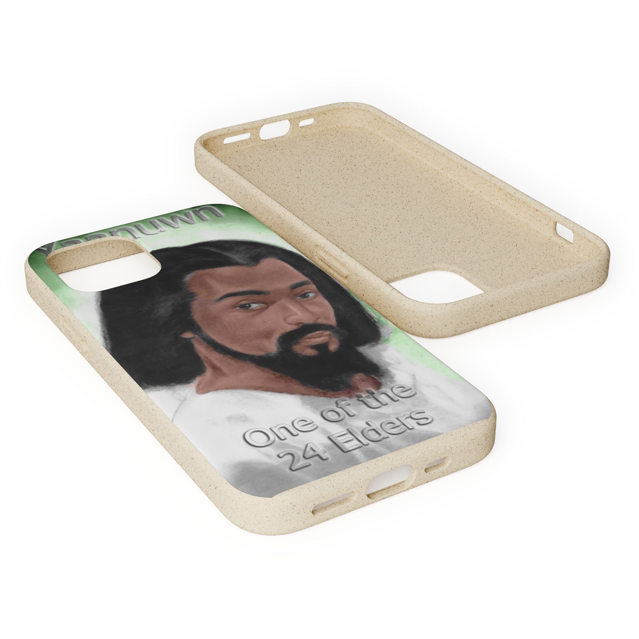 Biodegradable Phone Case with Elder Design - Eco-Friendly, Gift for Spiritual Seekers, Unique Phone Accessories, Sustainable Style, Nature Printify