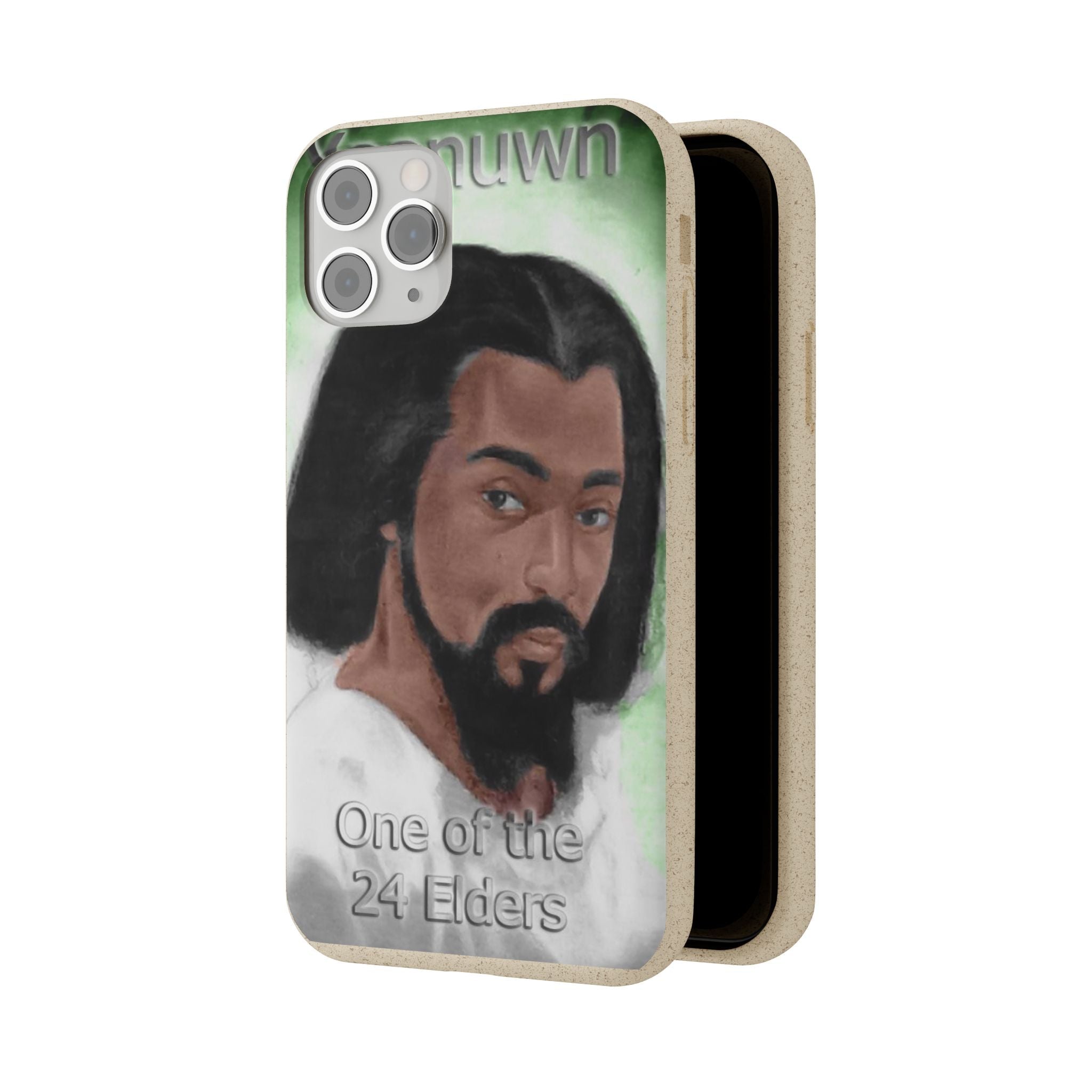 Biodegradable Phone Case with Elder Design - Eco-Friendly, Gift for Spiritual Seekers, Unique Phone Accessories, Sustainable Style, Nature Printify