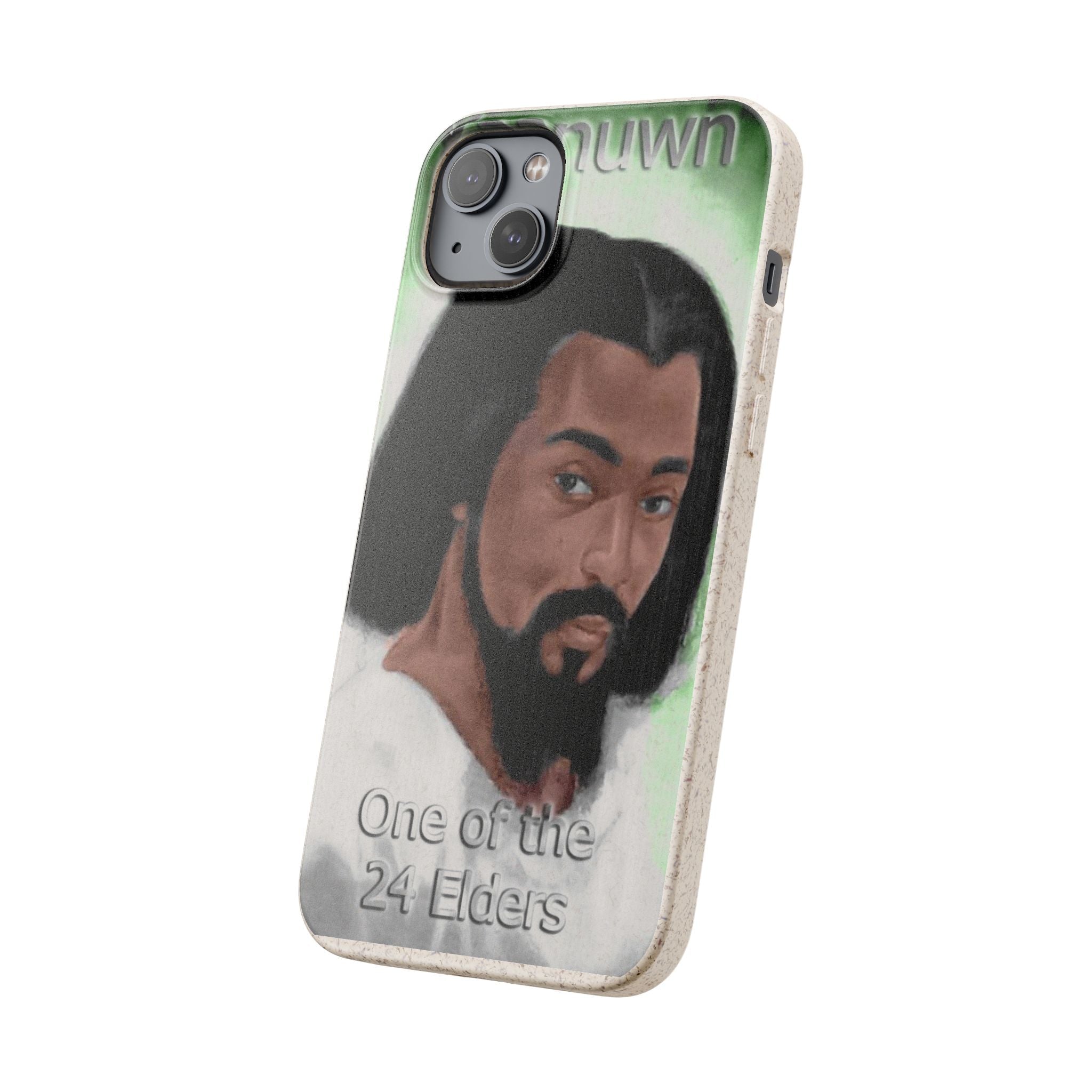 Biodegradable Phone Case with Elder Design - Eco-Friendly, Gift for Spiritual Seekers, Unique Phone Accessories, Sustainable Style, Nature Printify