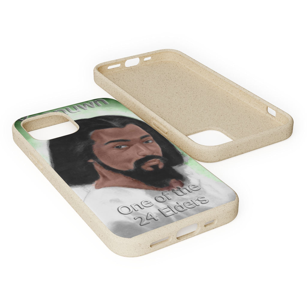 Biodegradable Phone Case with Elder Design - Eco-Friendly, Gift for Spiritual Seekers, Unique Phone Accessories, Sustainable Style, Nature Printify