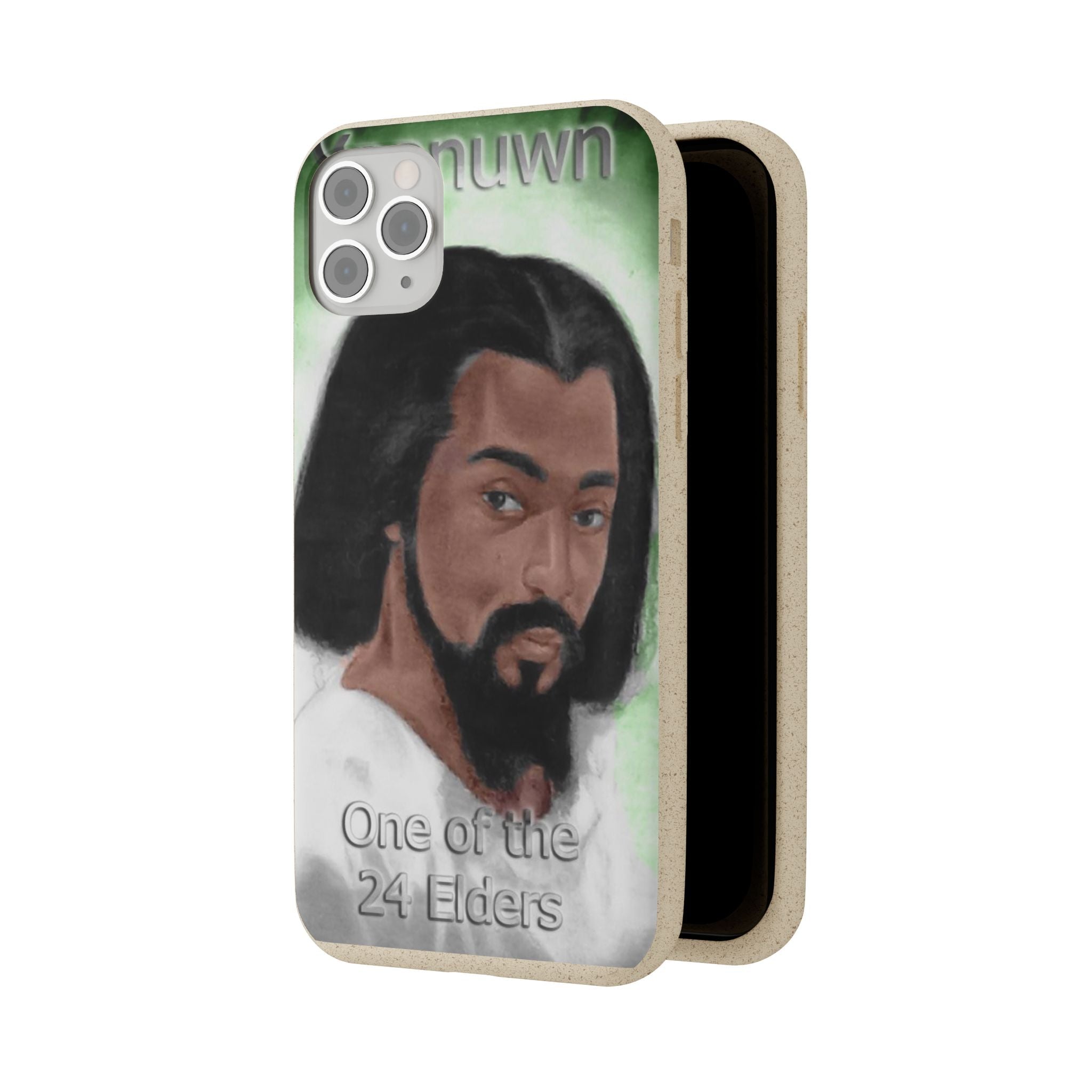 Biodegradable Phone Case with Elder Design - Eco-Friendly, Gift for Spiritual Seekers, Unique Phone Accessories, Sustainable Style, Nature Printify