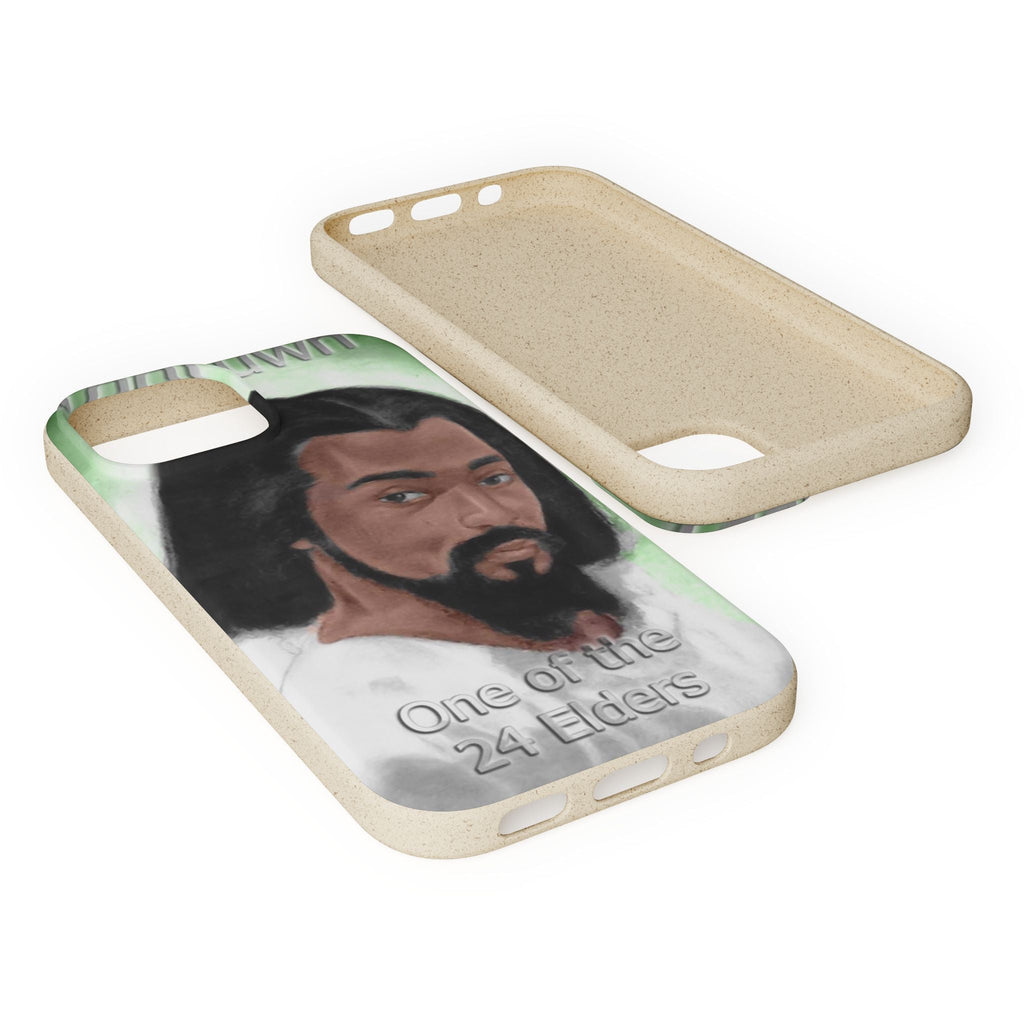 Biodegradable Phone Case with Elder Design - Eco-Friendly, Gift for Spiritual Seekers, Unique Phone Accessories, Sustainable Style, Nature Printify