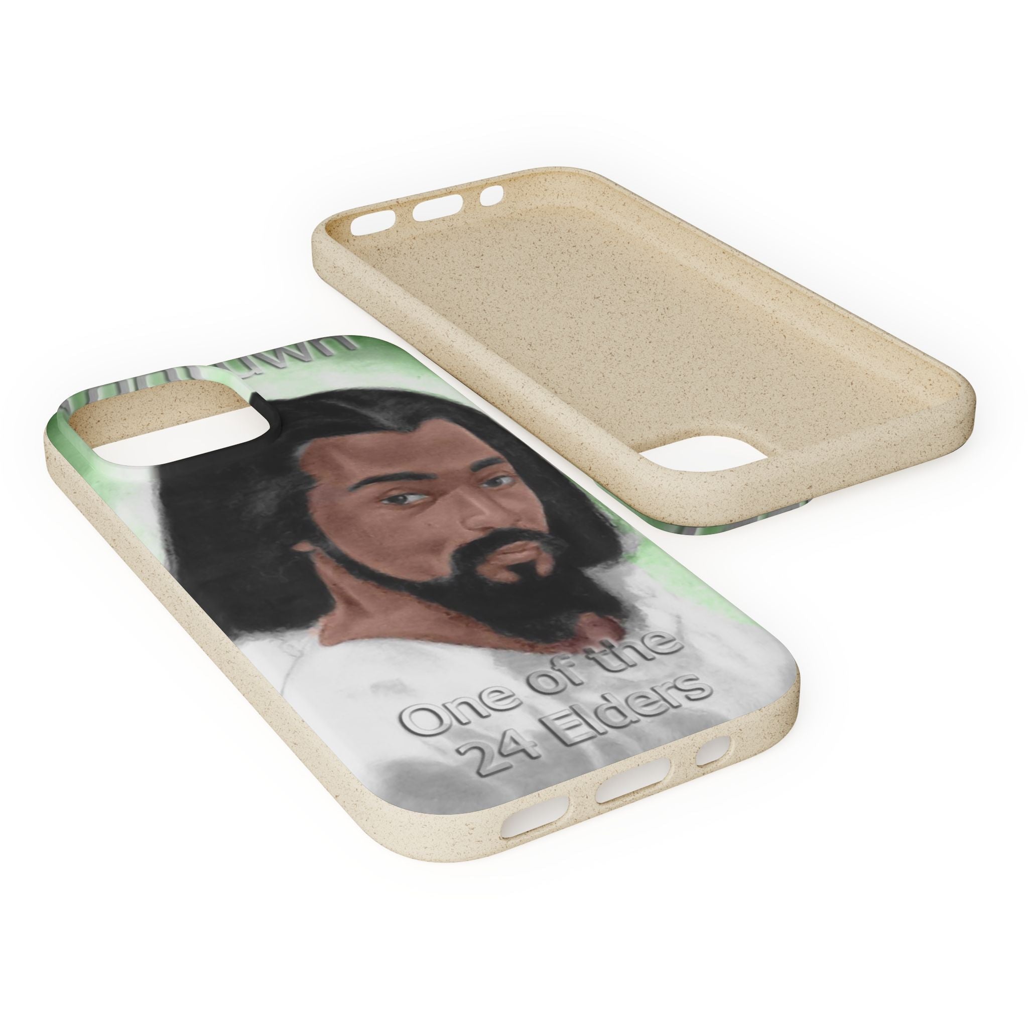 Biodegradable Phone Case with Elder Design - Eco-Friendly, Gift for Spiritual Seekers, Unique Phone Accessories, Sustainable Style, Nature Printify