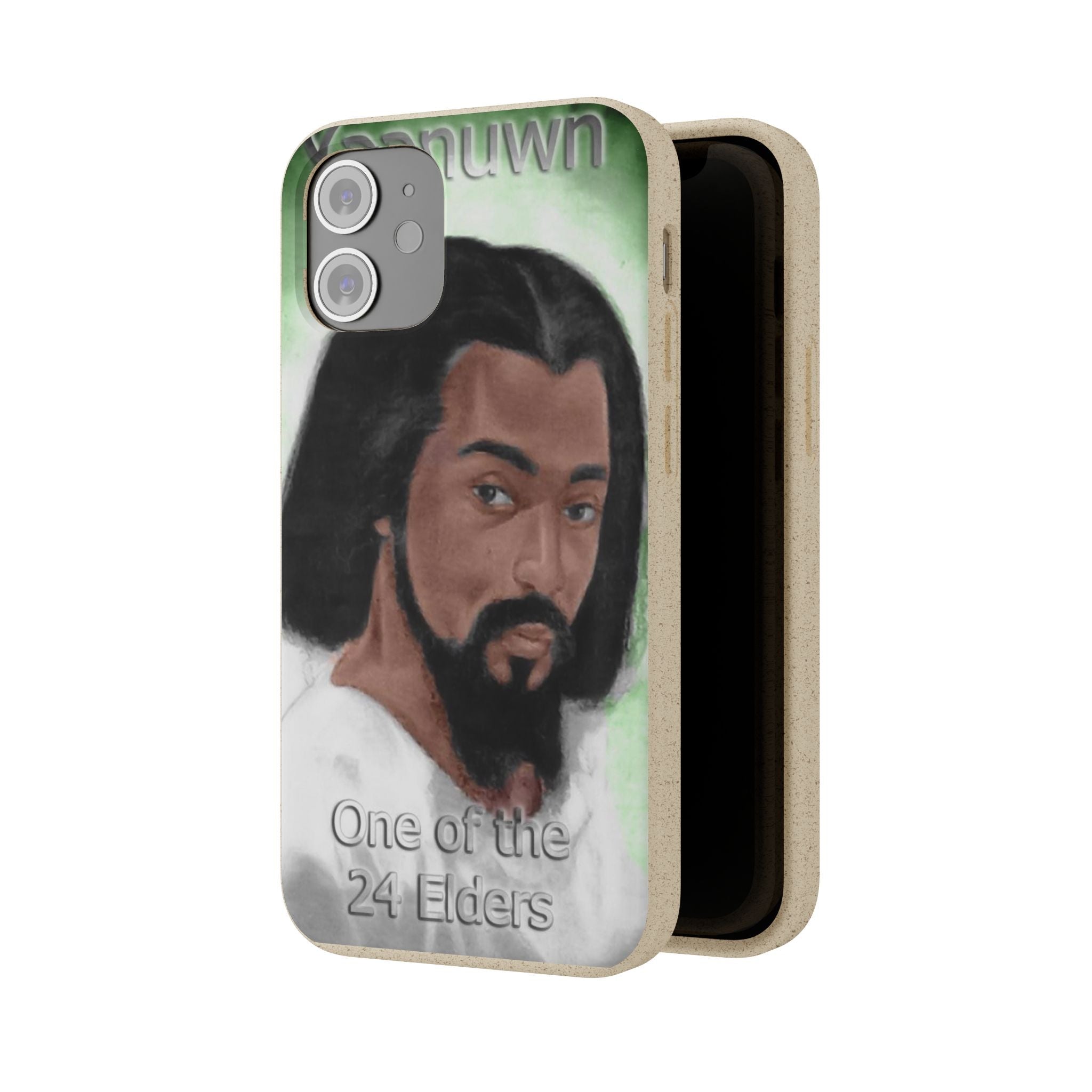 Biodegradable Phone Case with Elder Design - Eco-Friendly, Gift for Spiritual Seekers, Unique Phone Accessories, Sustainable Style, Nature Printify