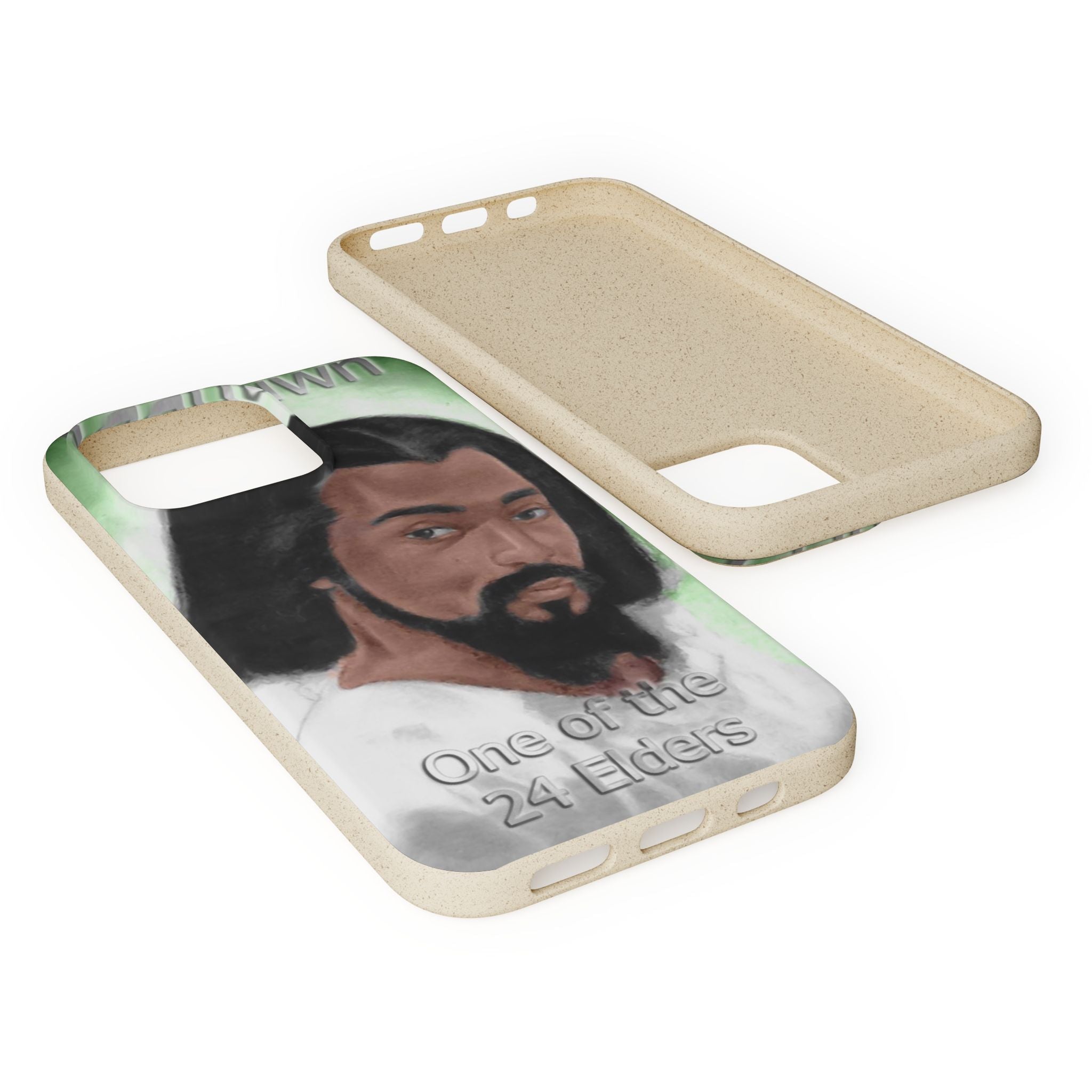 Biodegradable Phone Case with Elder Design - Eco-Friendly, Gift for Spiritual Seekers, Unique Phone Accessories, Sustainable Style, Nature Printify