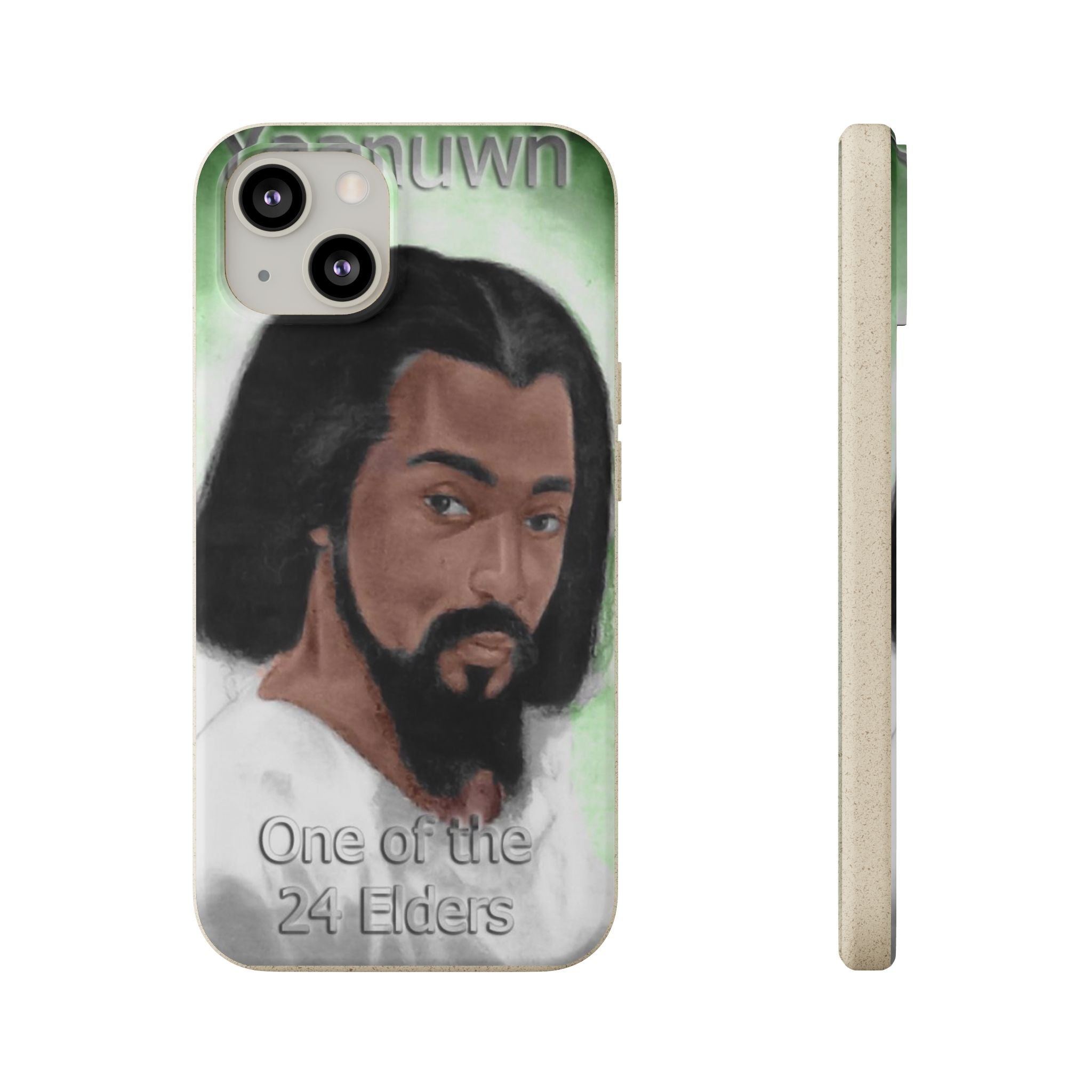 Biodegradable Phone Case with Elder Design - Eco-Friendly, Gift for Spiritual Seekers, Unique Phone Accessories, Sustainable Style, Nature Printify