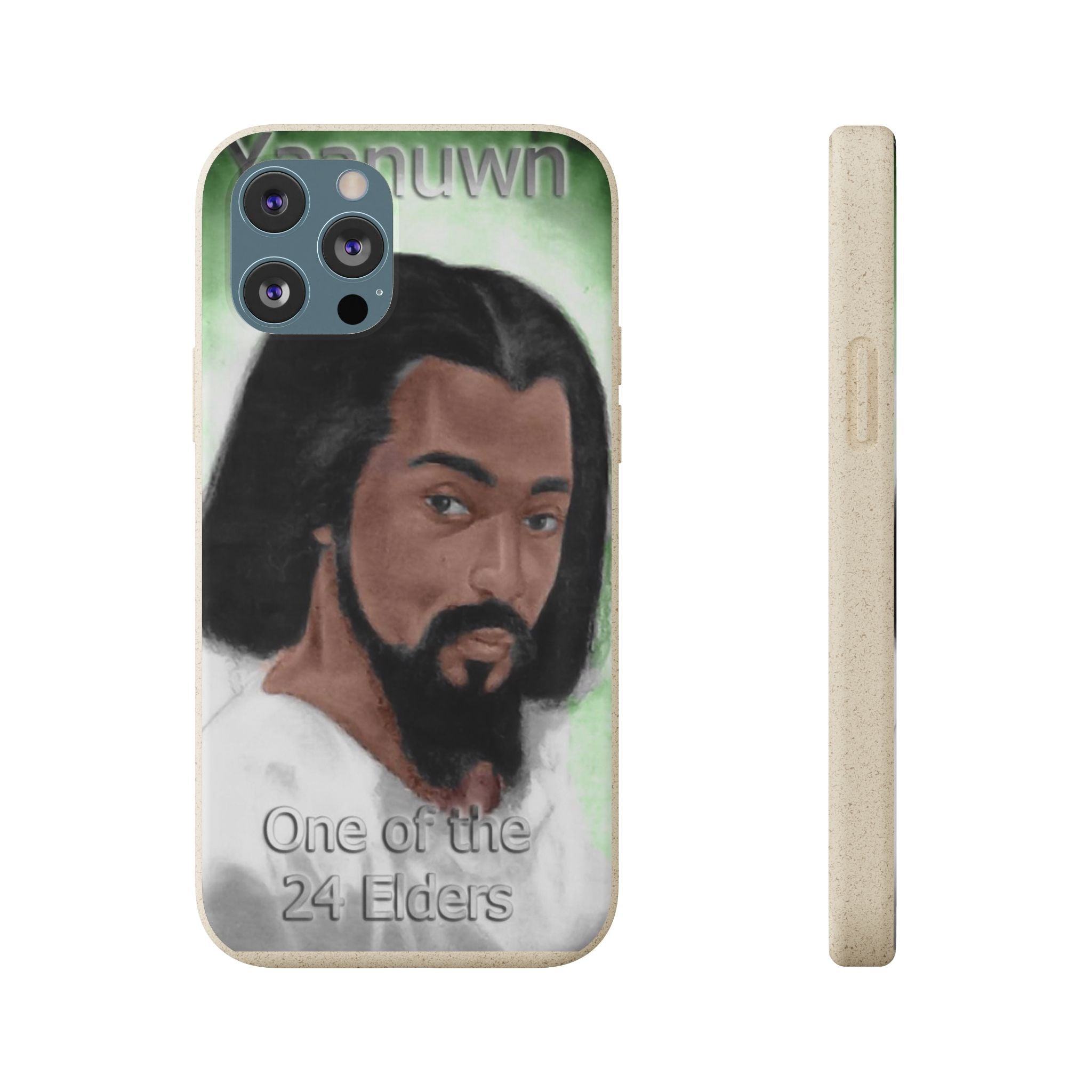 Biodegradable Phone Case with Elder Design - Eco-Friendly, Gift for Spiritual Seekers, Unique Phone Accessories, Sustainable Style, Nature Printify