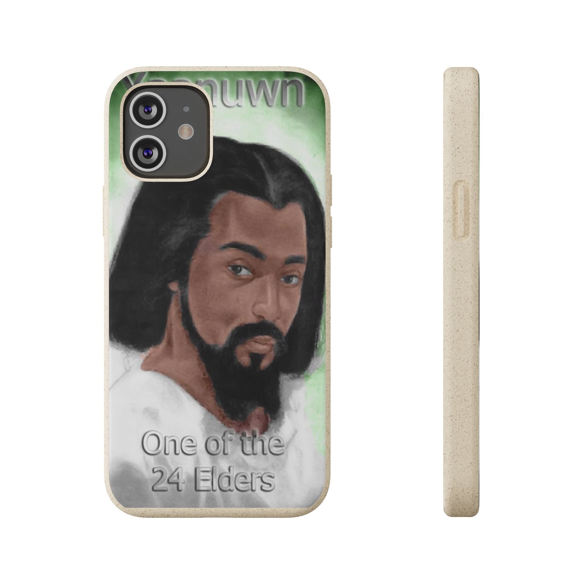Biodegradable Phone Case with Elder Design - Eco-Friendly, Gift for Spiritual Seekers, Unique Phone Accessories, Sustainable Style, Nature Printify