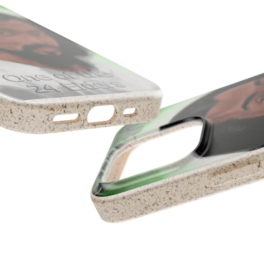 Biodegradable Phone Case with Elder Design - Eco-Friendly, Gift for Spiritual Seekers, Unique Phone Accessories, Sustainable Style, Nature Printify