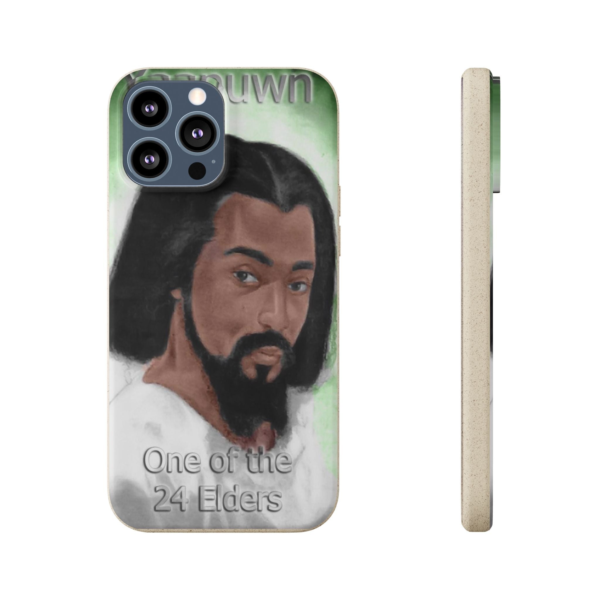 Biodegradable Phone Case with Elder Design - Eco-Friendly, Gift for Spiritual Seekers, Unique Phone Accessories, Sustainable Style, Nature Printify