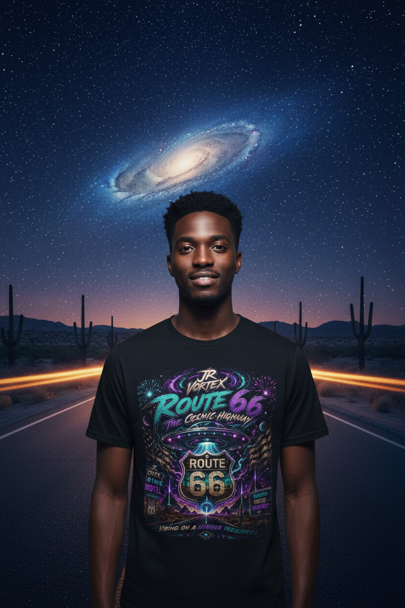 Black Man Desert Highway
