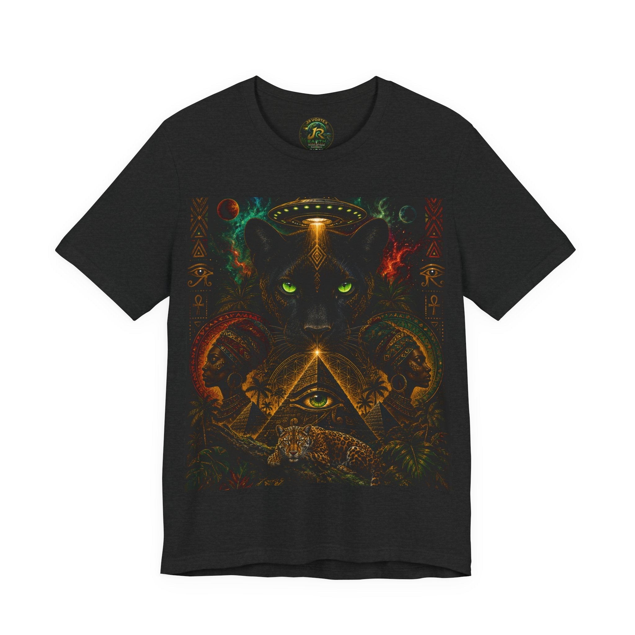 Black Panther Cosmic Guardian Tee — Earth Frequency Collection