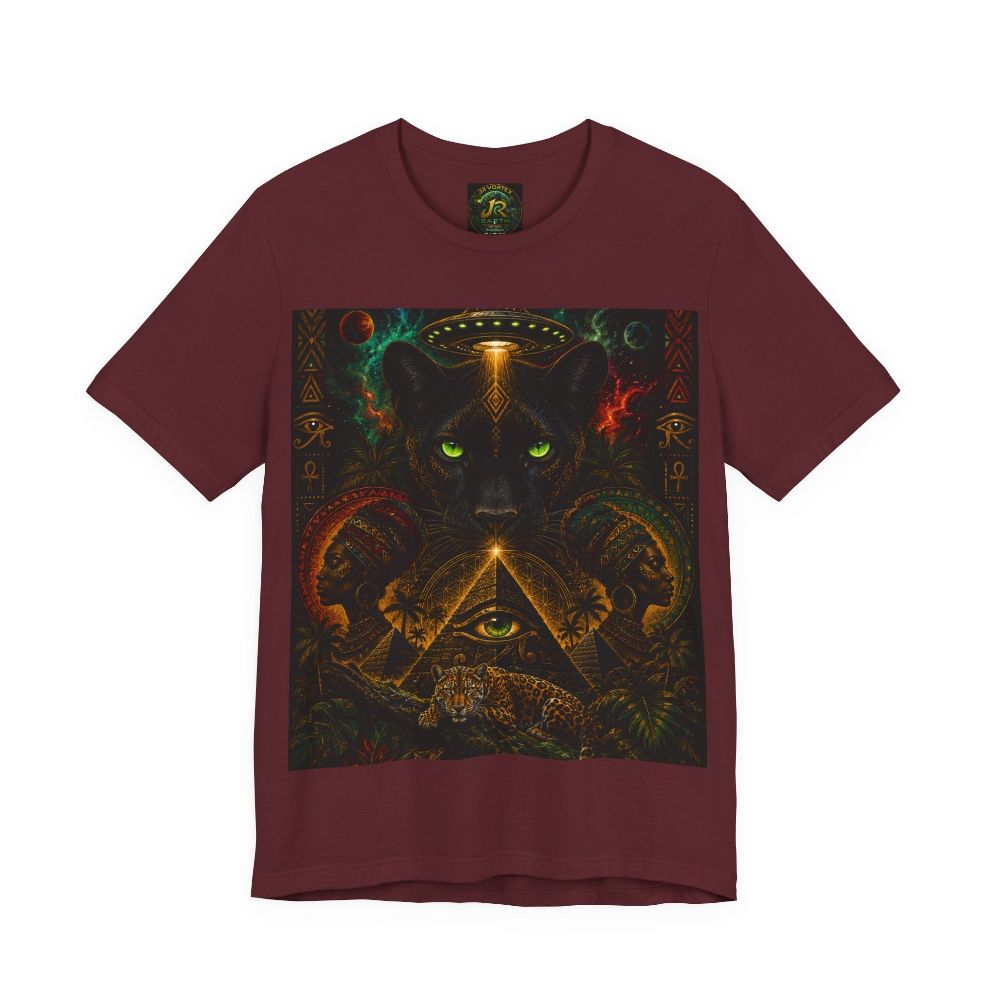 Black Panther Cosmic Guardian Tee — Earth Frequency Collection