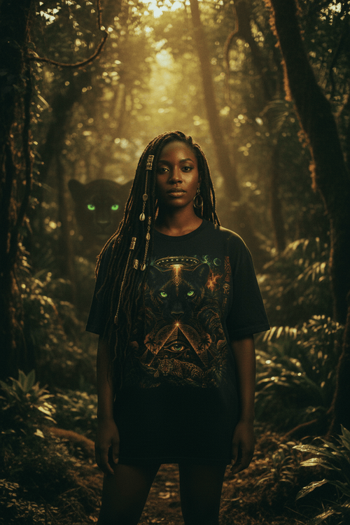 Cosmic Panther — Jungle Clearing Dusk