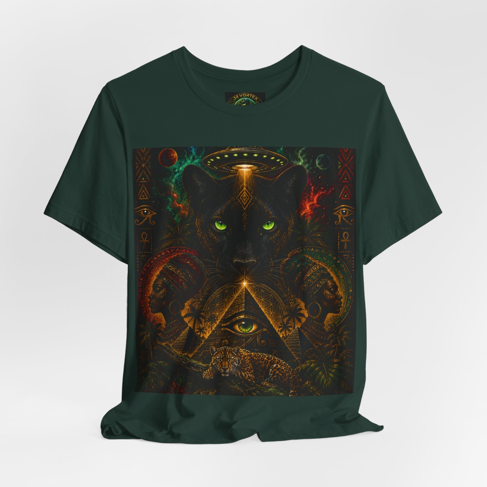 Black Panther Cosmic Guardian Tee — Earth Frequency Collection