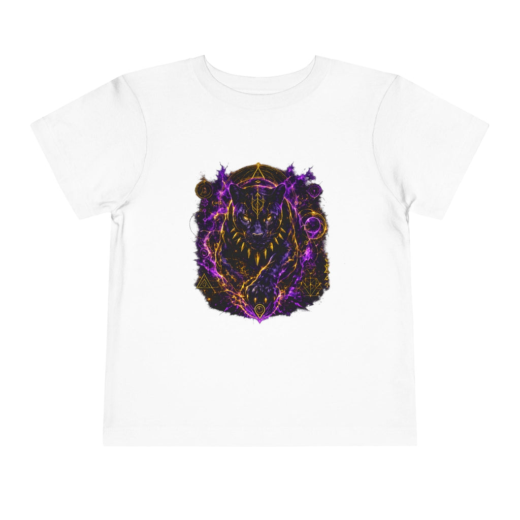 Black Panther Cosmic Guardian Toddler Tee | Earth Frequency Kids | JR Vortex