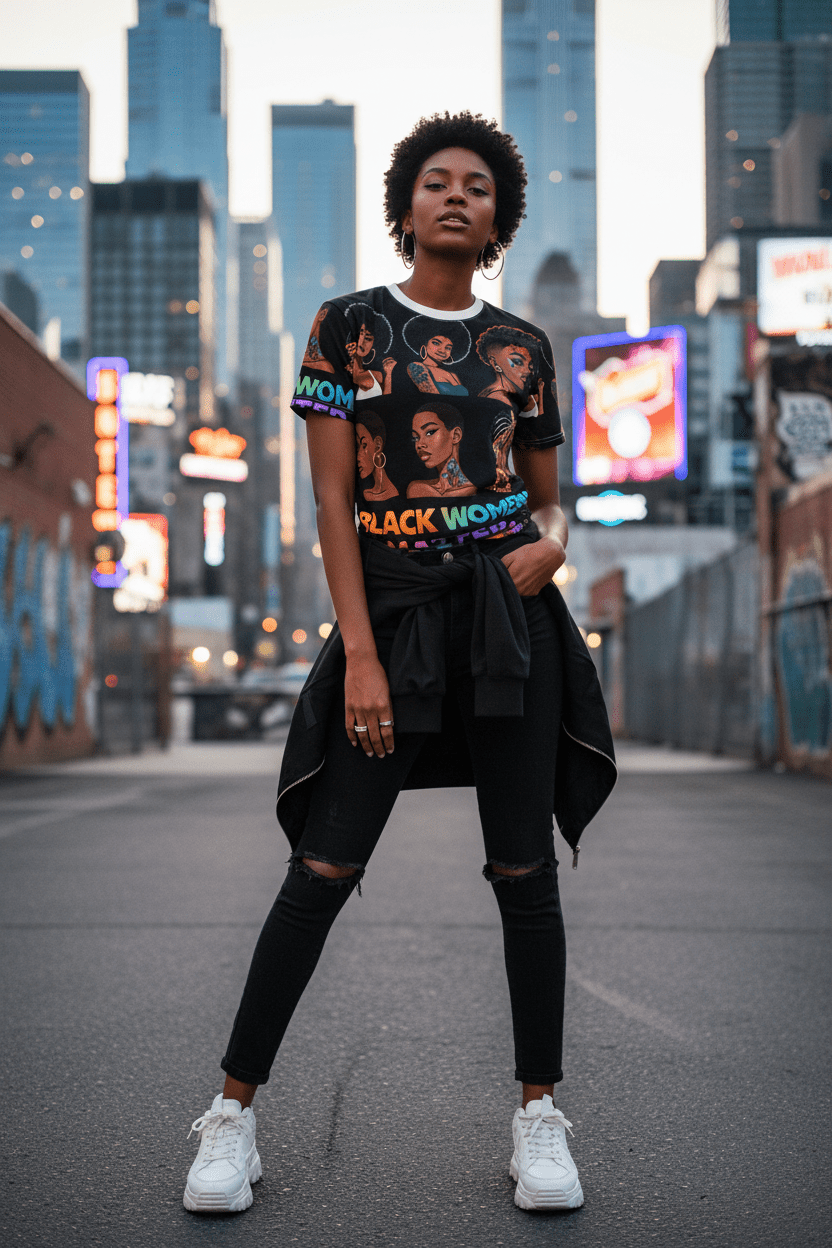 Black Women Matter Urban Streetwear Lifestyle