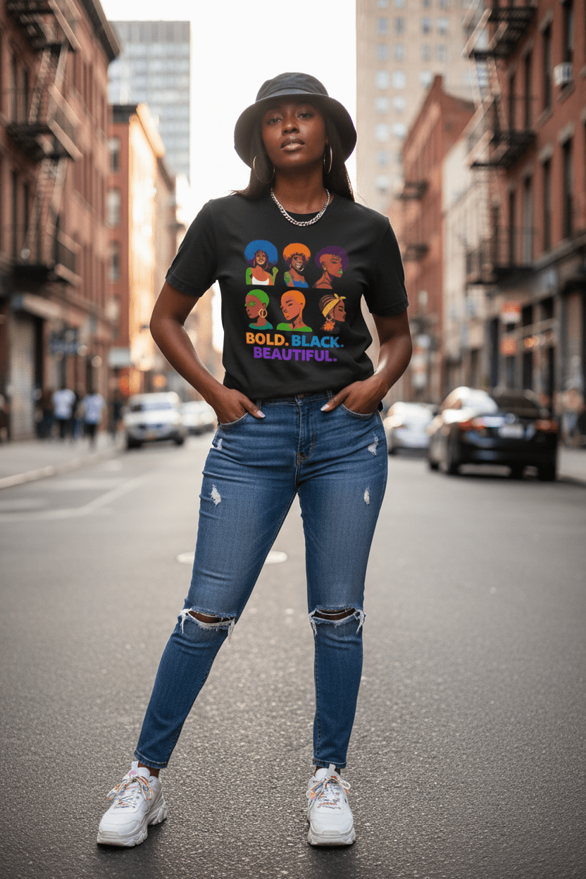 Bold Black Beautiful Urban Street Style Lifestyle