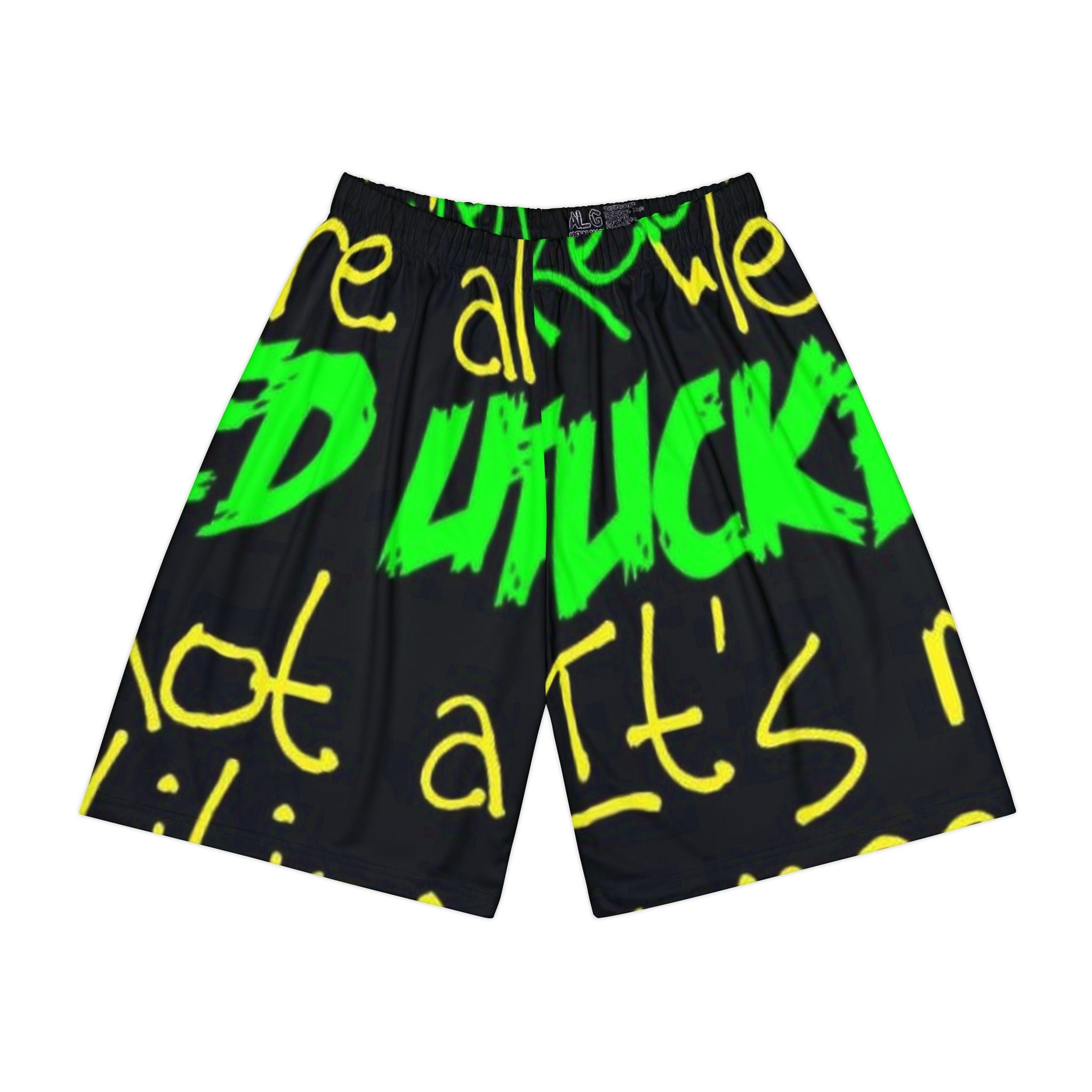 Bold Graphic Sports Shorts for Active Men, Cool Summer Workout Shorts, Gym Wear, Casual Beach Shorts Printify