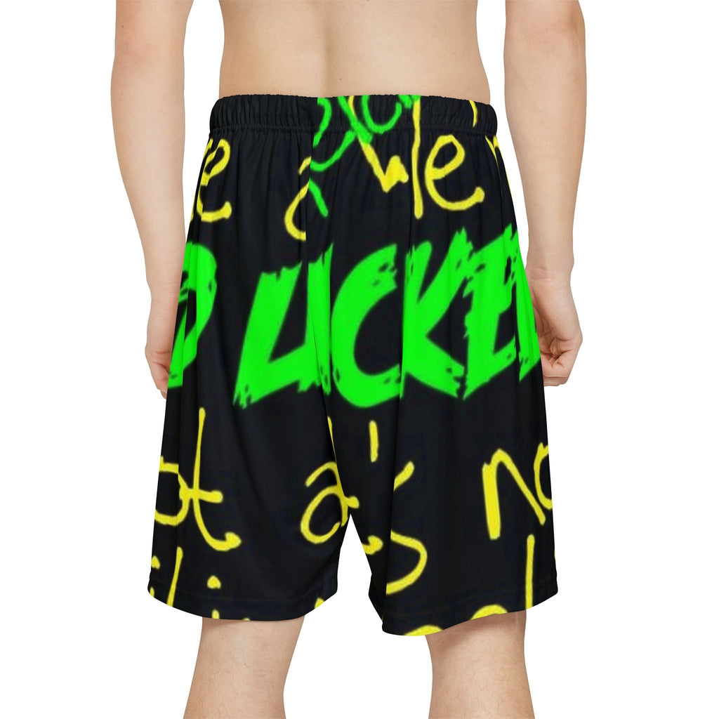 Bold Graphic Sports Shorts for Active Men, Cool Summer Workout Shorts, Gym Wear, Casual Beach Shorts Printify