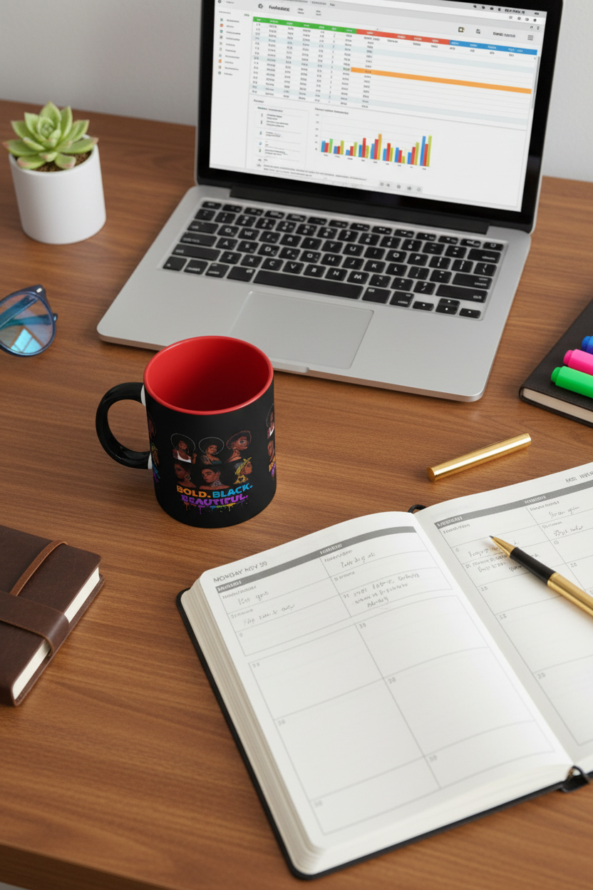Boss Energy - Bold Black Beautiful Mug