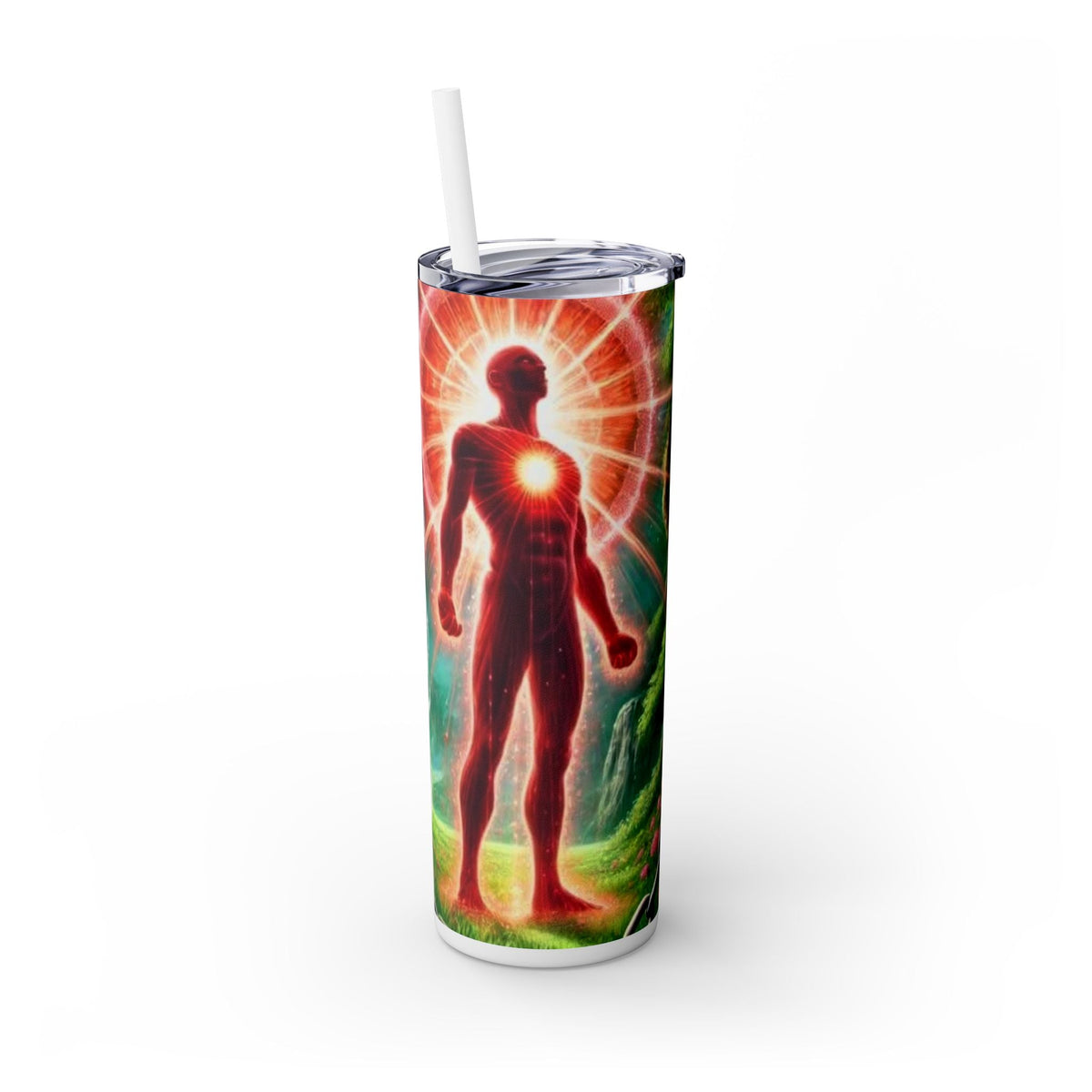Skinny Tumbler with Straw, 20oz Printify