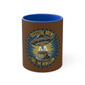 Cosmic Grind Coffee Mug — “Fuel the Rebellion” Retro Sci-Fi Mug Printify
